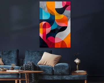 Colourful Shapes by But First Framing