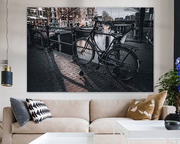 Amsterdam aux Pays-Bas n'est pas seulement noir et blanc