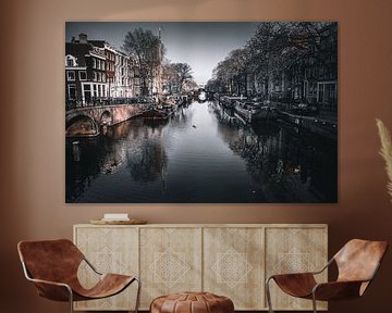 Amsterdam en noir et blanc