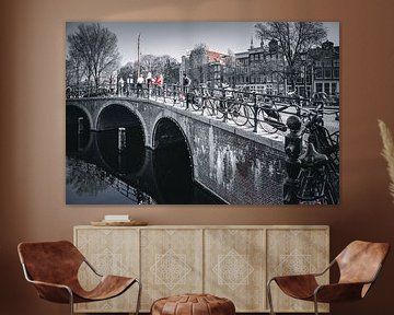 Amsterdam en noir et blanc