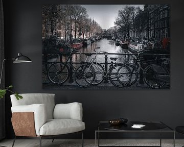 Amsterdam en noir et blanc