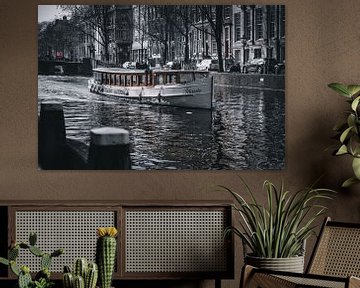 Amsterdam aux Pays-Bas n'est pas seulement noir et blanc