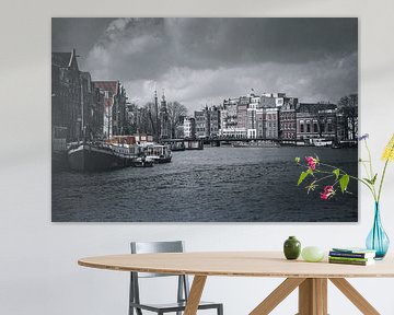 Amsterdam in Nederland is niet alleen zwart en wit