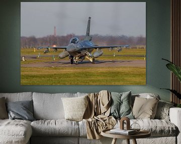 Koninklijke Luchtmacht F-16 Fighting Falcon (J-008). van Jaap van den Berg