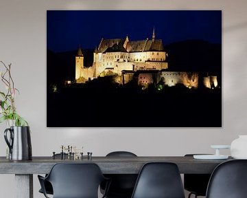 Vianden castle by Emanuel Luyten