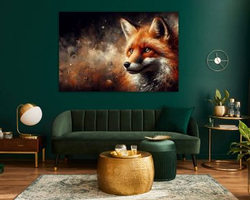 Fox in the universe by Ellen Van Loon