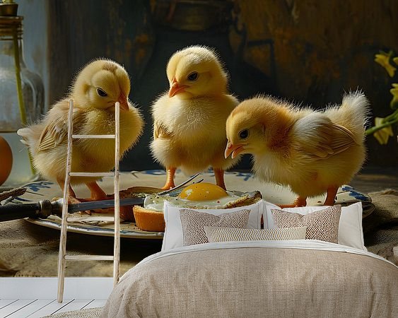 Example of the artwork in a room