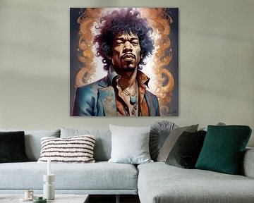 Jimi Hendrix van Johanna's Art