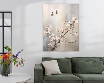 Blossom with Butterflies, Japandi by Caroline Guerain