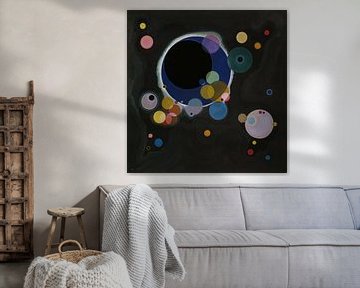 Verschillende cirkels, Wassily Kandinsky van art icons