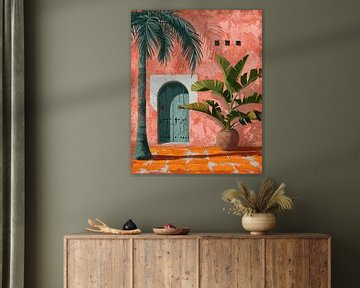 Kleurrijk Marrakesh, illustratie van Studio Allee