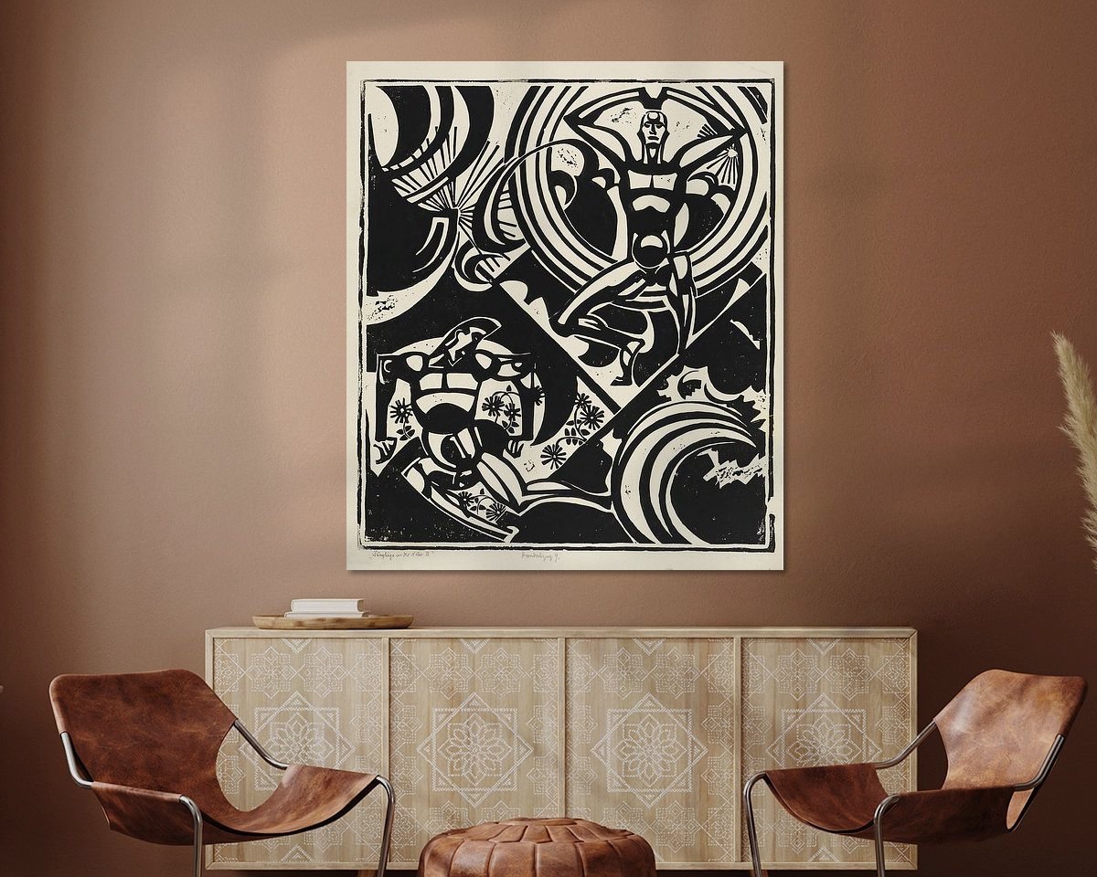 Example of the artwork in a room