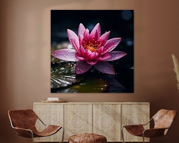 Water lily pink-purple by The Xclusive Art