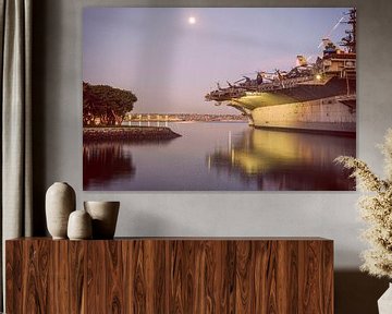 USS Midway Reflectie van Joseph S Giacalone Photography