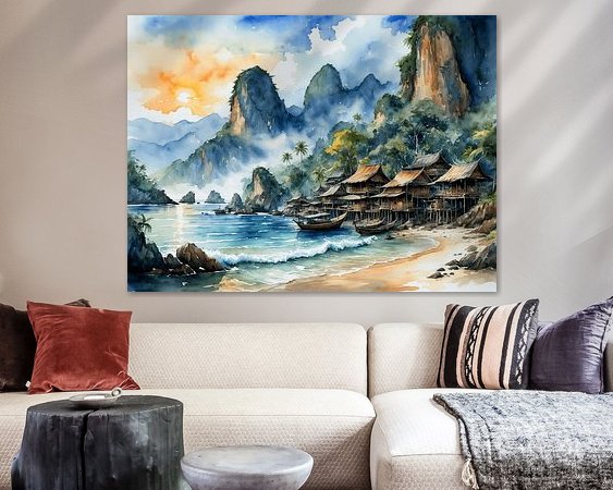 Example of the artwork in a room