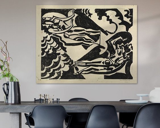 Example of the artwork in a room