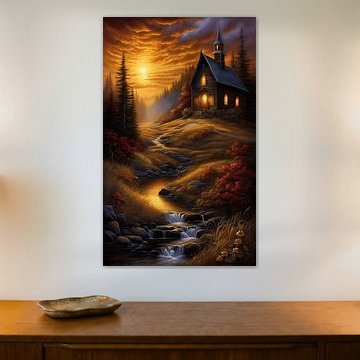 Petite chapelle dans la forêt