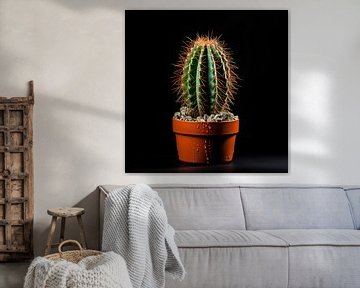 Cactus in een pot van TheXclusive Art