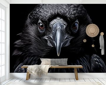 Raven portrait by TheXclusive Art