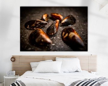 Mussels by Frans Scherpenisse