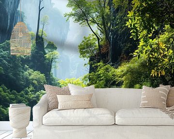 Secret Passage in the Rainforest by Vlindertuin-Art