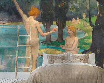 Adam en Eva (Paradijs), Ludwig von Hofmann