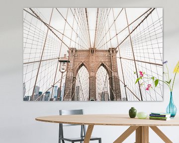 Brooklyn Bridge in New York van Nikkie den Dekker | travel & lifestyle photography