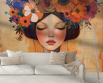 Blumen im Kopf von Bianca ter Riet