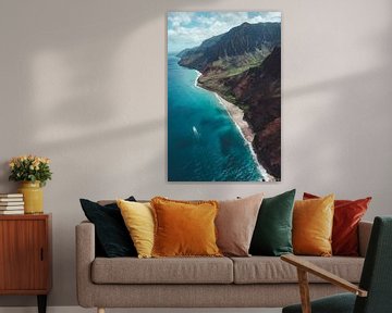 Na'pali-Küste in Kauai, Hawaii von Nikkie den Dekker | Reise- und Lifestyle-Fotograf