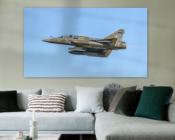 Décollage avec postcombustion du Mirage 2000D français. sur Jaap van den Berg