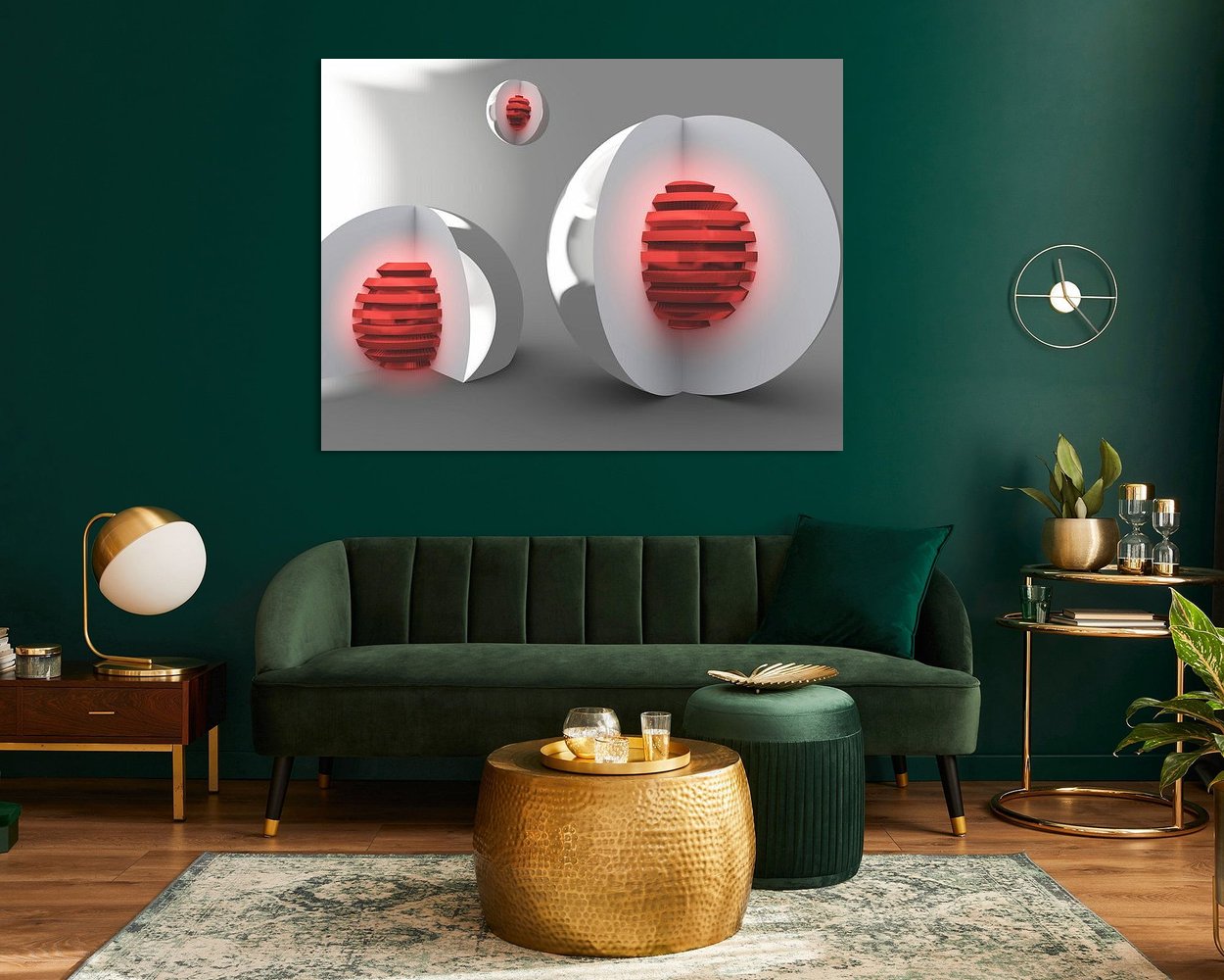 Example of the artwork in a room