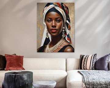 Afrikanische Schönheit von Jolique Arte