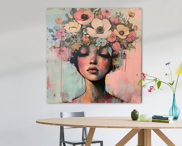 Flower lady by Bianca ter Riet