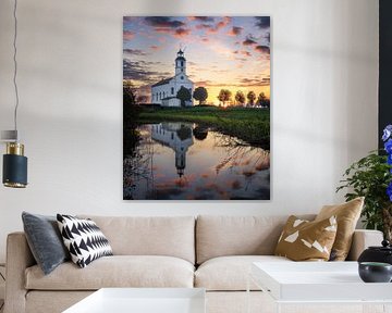 weiße kirche simonshaven von Joey Van Hengel