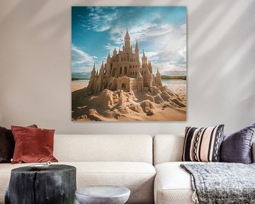 Château de sable sur The Xclusive Art