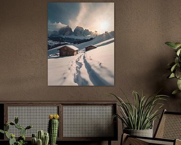 Winter in den Alpen