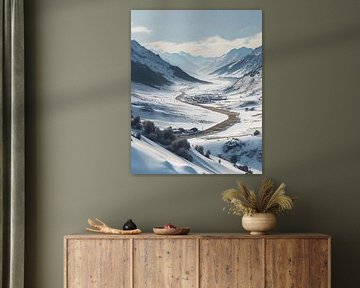 Winter in den Bergen