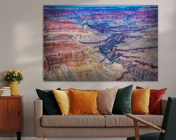 De veelkleurigheid van de Grand Canyon van Rietje Bulthuis
