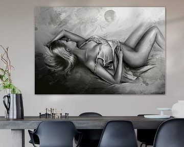 Schlafende Venus - erotische Kunst von Marita Zacharias