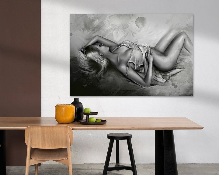 Beispiel: Schlafende Venus - erotische Kunst von Marita Zacharias