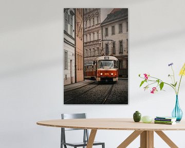 Prague Tram by Goos den Biesen