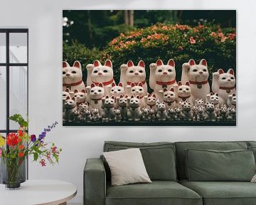 Lucky cats in Tokio, Japan van Nikkie den Dekker | travel & lifestyle photography