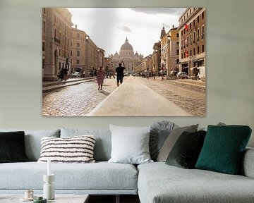 Vatican City with St Peter's Cathedral by David van der Kloos