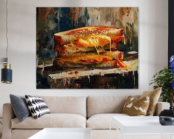 Tosti au fromage crémeux | Tosti Painting sur Tableaux ARTEO