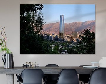 Gran Torre in Santiago, der Hauptstadt von Chile von Sjoerd van der Hucht