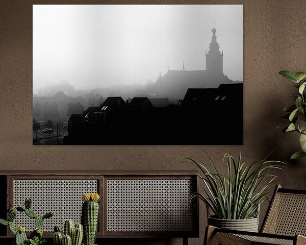 Nijmegen in de mist