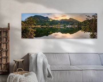 Spitzingsee in Bavaria as a panoramic picture by Voss Fine Art Fotografie