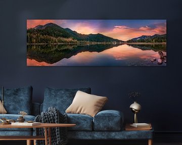 Spitzingsee in Bayern zum Sonnenaufgang von Voss Fine Art Fotografie