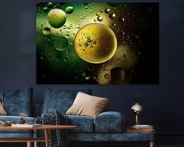 Water en olie (groen)