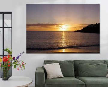 Romantische zonsopgang over de zee van Mallorca van cuhle-fotos